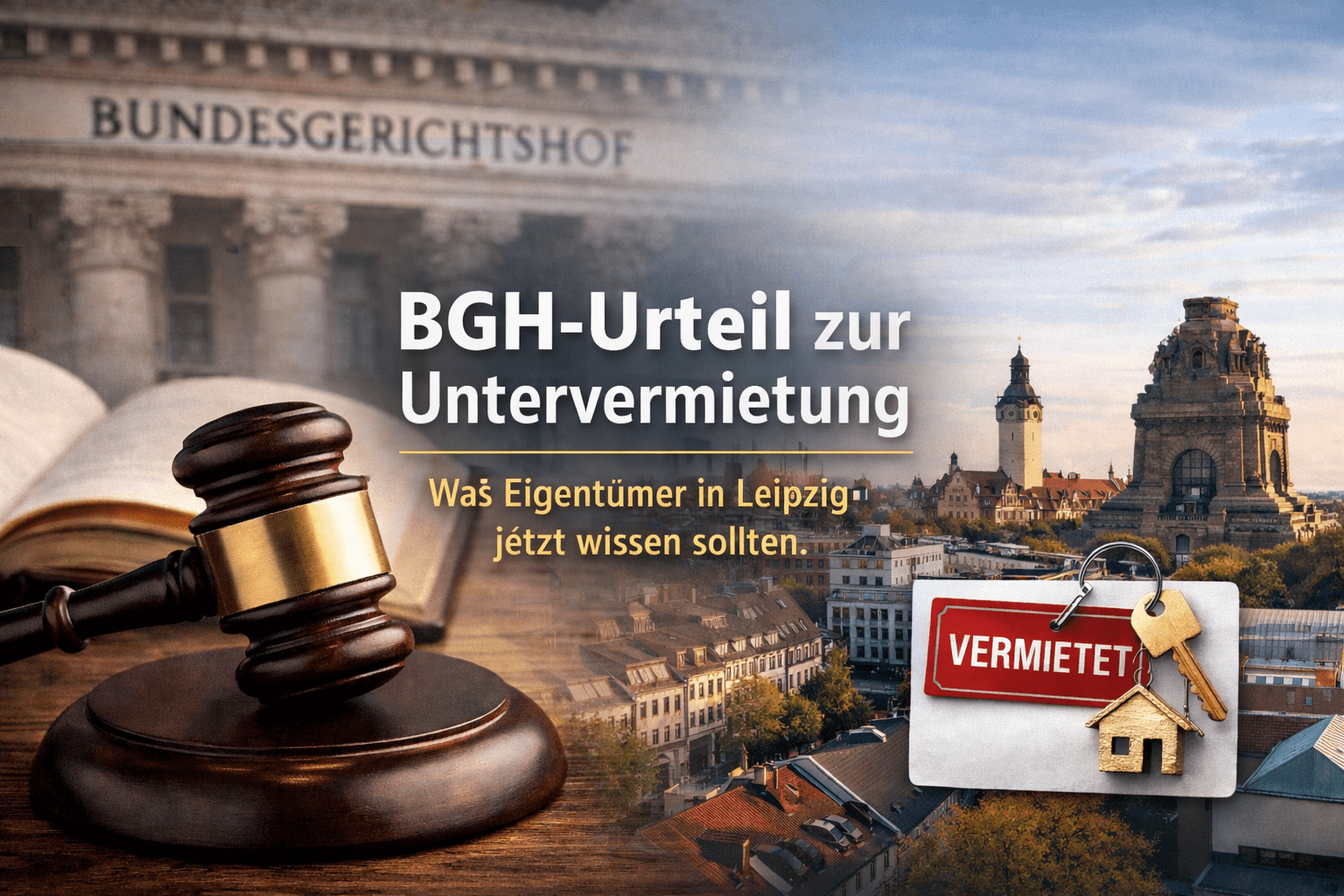 BGH-Urteil zur Untervermietung: Was Eigentümer in Leipzig jetzt wissen sollten